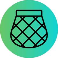 Fish Net Vector Icon Design