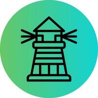 Lighthouse Vector Icon Design