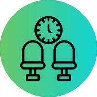 Waiting Room Vector Icon Design