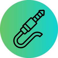 Audio Cable Vector Icon Design