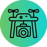 Drone Camera Vector Icon Design