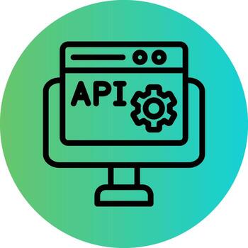 Web API Vector Icon Design