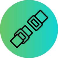 Safety Belt Vector Icon Design