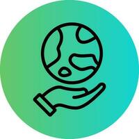 Earth Day Vector Icon Design