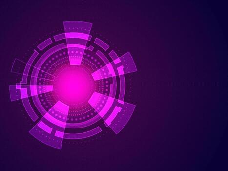 resumen futurista alto tecnología antecedentes con Copiar espacio en rosado y púrpura color. vector