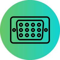 Vga Port Vector Icon Design