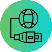 Internet Vector Icon Design
