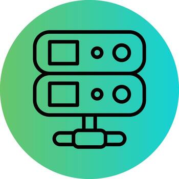 Database Vector Icon Design