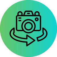 Vr Camera Vector Icon Design