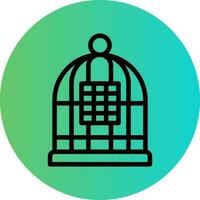 Birdcage Vector Icon Design