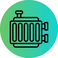 Radiator Vector Icon Design