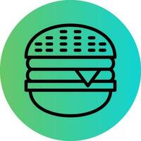 diseño de icono de vector de hamburguesa