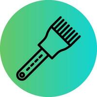 Basting Brush Vector Icon Design