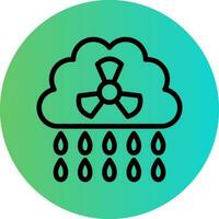 diseño de icono de vector de lluvia ácida