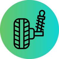 Wheel Alignment Vector Icon Design