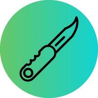 Pocket Knife Vector Icon Design