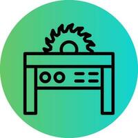 Table Cutter Vector Icon Design