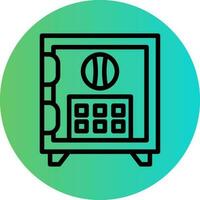 Safe Box Vector Icon Design