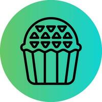 Muffin Vector Icon Design