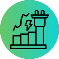 diseño de icono de vector de consumo de energía