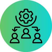 Delegate Vector Icon Design