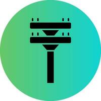 Electric Pole Vector Icon Design