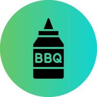 Bbq Sauce Vector Icon Design