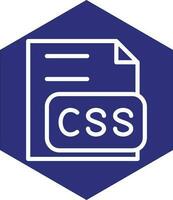 CSS File Vector Icon Design