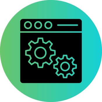 diseño de icono de vector de optimización web