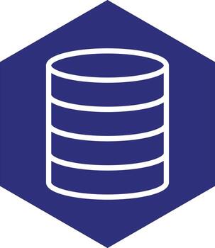 diseño de icono de vector de base de datos