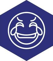 Laughing Vector Icon Design