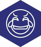 Laughing Vector Icon Design