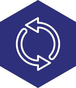 diseño de icono de vector de bucle