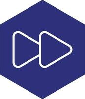 Fast Forward Vector Icon Design