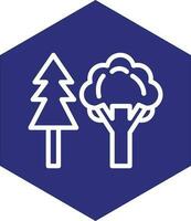 Forest Vector Icon Design