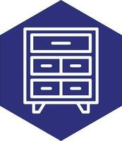 Drawers Vector Icon Design