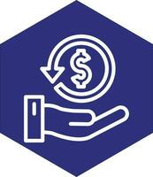 Cashback Vector Icon Design