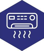 Air Conditioner Vector Icon Design