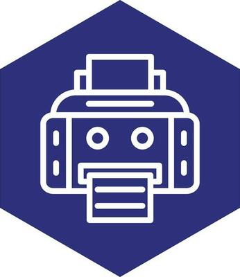 Printer Vector Icon Design