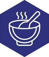 Soup Vector Icon Design