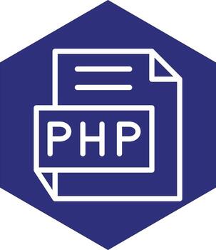 php vector icono diseño