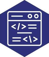 Coding Vector Icon Design