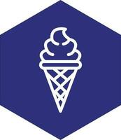 Ice Cream Vector Icon Design