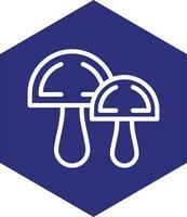 Mushroom Vector Icon Design