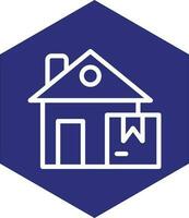 Home Delivery Vector Icon Design