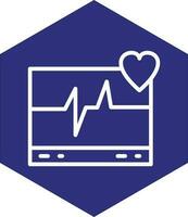 Cardiogram Vector Icon Design