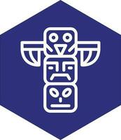 Totem Vector Icon Design