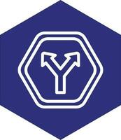 Intersection Vector Icon Design