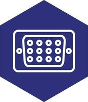 Vga Port Vector Icon Design