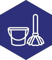 Mop Vector Icon Design